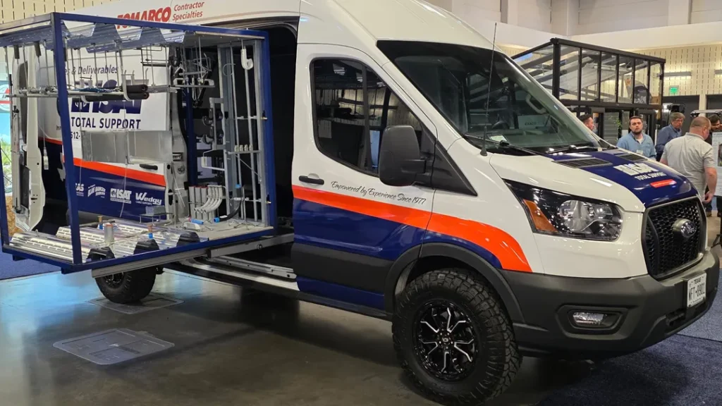 ISAT's Southern California Mobile MEP Demonstrations Van Onsite Image