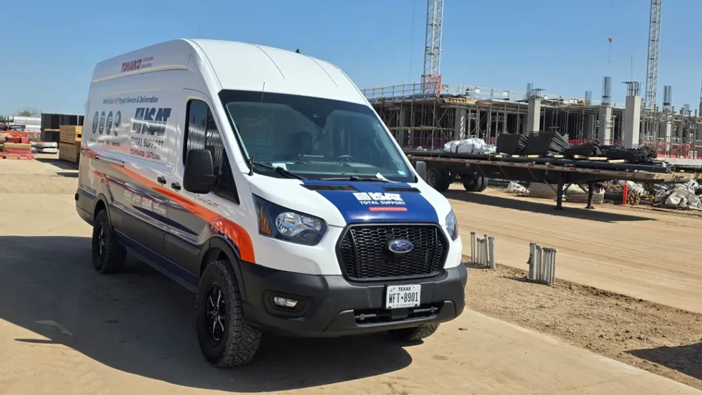 ISAT's Southern California Mobile MEP Demonstrations Van Onsite Image