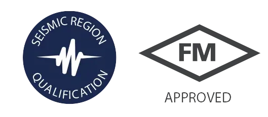 ISAT FM Approved Seismic Qualified Logo